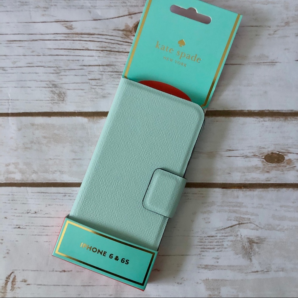 NEW Kate Spade Leather Wrap Folio iPhone 6/6s Case